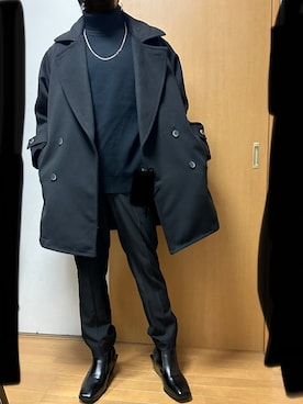 「ADRER（アドラー）のHigh sole leather heel boots/ハイソールレザーヒールブーツ（ブーツ）」を使った、ゆうさん（メンズ・167cm）の秋コーディネート