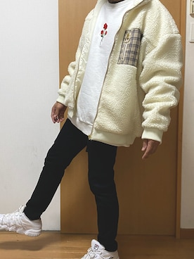 「ADRER（アドラー）のADRER バラシシュウビッグスウェット（スウェット）」を使った、ゆうさん（メンズ・167cm）の秋コーディネート