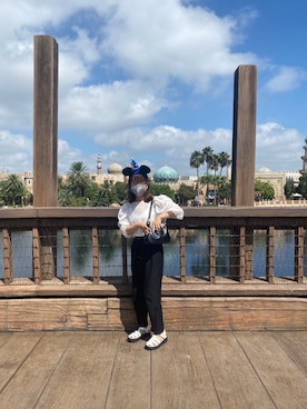 「brand ?（ブランド ?）のアイテム」を使った、kobutasanさん（レディース・157cm）の春コーディネート