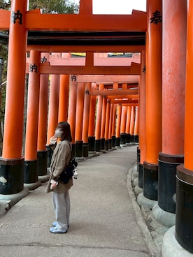 「brand ?（ブランド ?）のアイテム」を使った、kobutasanさん（レディース・157cm）の春コーディネート