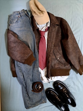 「WEGO（ウィゴー）のアイテム（ジャケット/アウター）」を使った、kim_ogkyun™️[相互フォロー]さん（メンズ・170cm）の春コーディネート