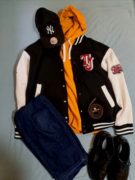 「ASCLO（エジュクロ）のアイテム」を使った、kim_ogkyun™️[相互フォロー]さん（メンズ・170cm）の春コーディネート