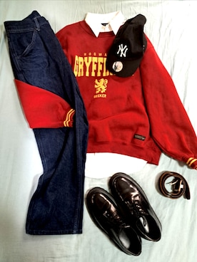 「ASCLO（エジュクロ）のアイテム」を使った、kim_ogkyun™️[相互フォロー]さん（メンズ・170cm）の春コーディネート