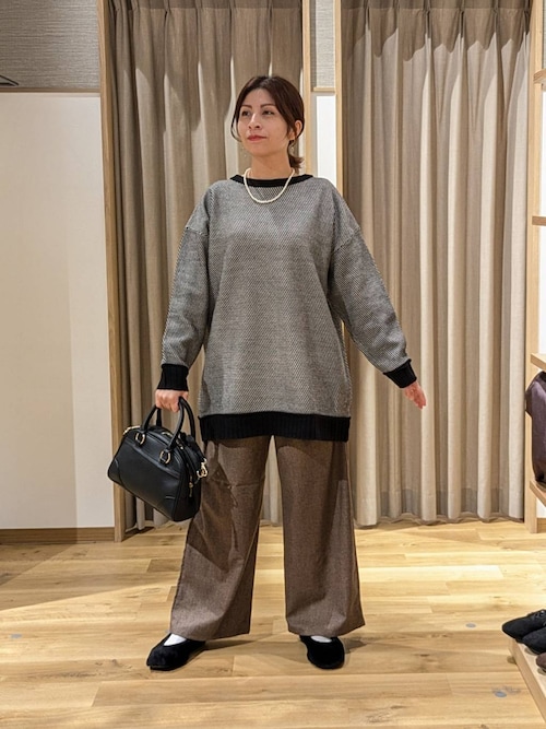 セール】12ゲージカノコ編みチュニックニット（ニット/セーター