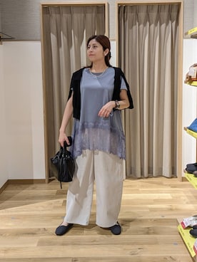 「studio CLIP（スタディオクリップ）のアイテム（シューズ）」を使った、emiclip1921さん（レディース・160cm）の春コーディネート