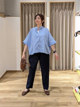 「studio CLIP（スタディオクリップ）のアイテム（ジャケット/アウター）」を使った、emiclip1921さん（レディース・160cm）の春コーディネート