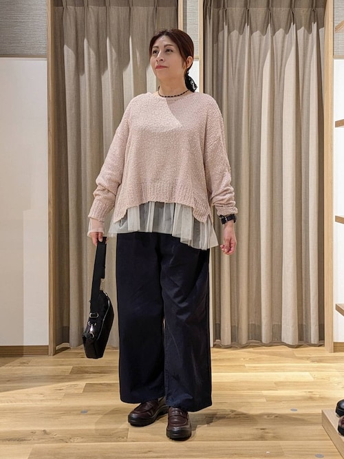 アソート切り替えロングスリーブプルオーバー