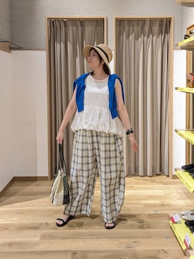 「studio CLIP（スタディオクリップ）のアイテム（シューズ）」を使った、emiclip1921さん（レディース・160cm）の春コーディネート