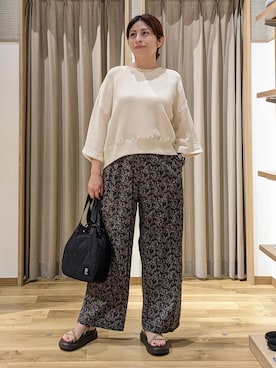 「studio CLIP（スタディオクリップ）のアイテム」を使った、emiclip1921さん（レディース・160cm）の夏コーディネート