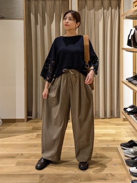 「studio CLIP（スタディオクリップ）のアイテム」を使った、emiclip1921さん（骨格ウェーブ・レディース・160cm）の秋コーディネート