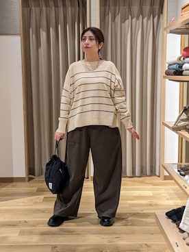 「アイテム（ヘアアクセサリー）」を使った、emiclip1921さん（レディース・160cm・30代）の冬コーディネート