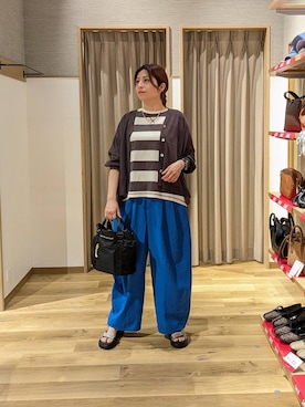 「studio CLIP（スタディオクリップ）のアイテム」を使った、emiclip1921さん（レディース・160cm）の夏コーディネート