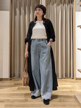 「studio CLIP（スタディオクリップ）のアイテム」を使った、emiclip1921さん（レディース・160cm）の夏コーディネート