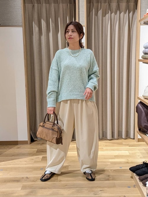 セール】3ゲージカラーMIXネッププルオーバー（ニット/セーター