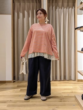 「アイテム（その他雑貨、ベージュ系）」を使った、emiclip1921さん（レディース・160cm）の秋コーディネート