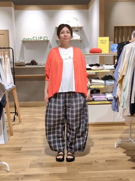 「アイテム（シュシュ）」を使った、emiclip1921さん（レディース・160cm）の春コーディネート