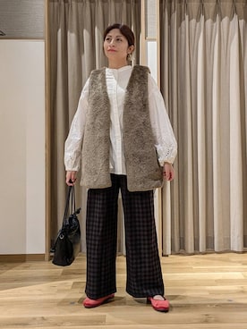 「studio CLIP（スタディオクリップ）のアイテム」を使った、emiclip1921さん（レディース・160cm）の秋コーディネート