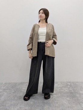 「studio CLIP（スタディオクリップ）のアイテム」を使った、emiclip1921さん（骨格ウェーブ・レディース・160cm）の秋コーディネート