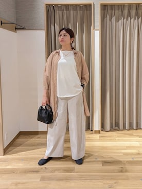 「studio CLIP（スタディオクリップ）のアイテム（ワンピース/ドレス）」を使った、emiclip1921さん（レディース・160cm）の春コーディネート