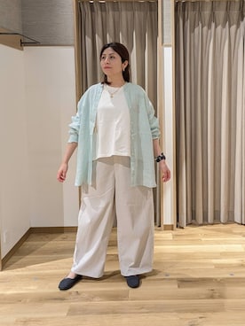 「studio CLIP（スタディオクリップ）のアイテム」を使った、emiclip1921さん（レディース・160cm）の春コーディネート