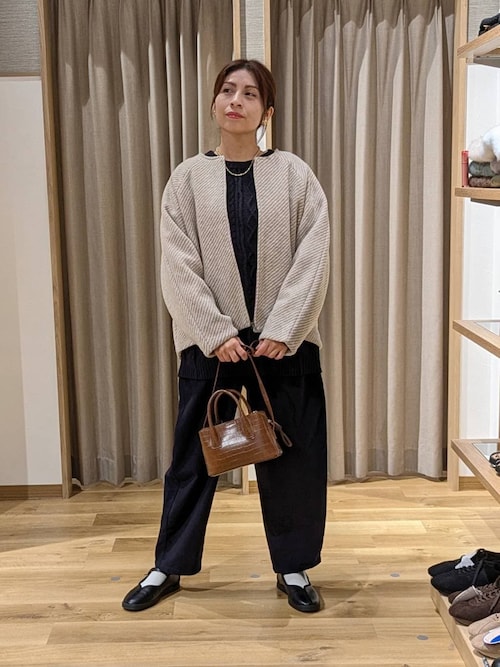 セール】ノーカラーコクーンコート（ノーカラーコート）｜studio CLIP