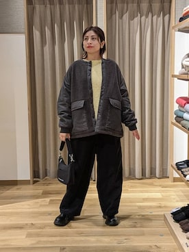 「アイテム（その他アウター）」を使った、emiclip1921さん（レディース・160cm・30代）の冬コーディネート