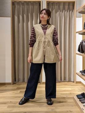 「studio CLIP（スタディオクリップ）のアイテム」を使った、emiclip1921さん（骨格ウェーブ・レディース・160cm）の秋コーディネート