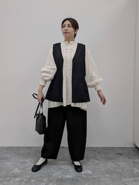 「アイテム（パンプス）」を使った、emiclip1921さん（レディース・160cm・30代）の冬コーディネート