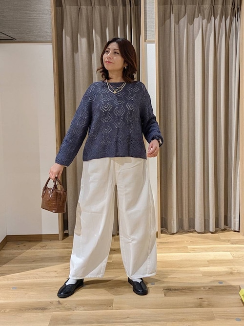 AgAwd ニットジレ オフホワイト AgAwd ニットジレ オフホワイト