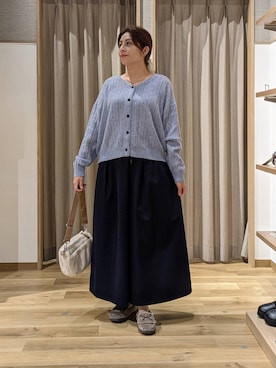 「アイテム（シュシュ）」を使った、emiclip1921さん（レディース・160cm）の秋コーディネート