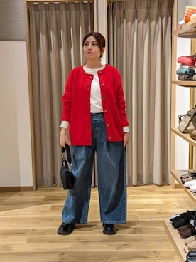 「アイテム（ヘアアクセサリー）」を使った、emiclip1921さん（レディース・160cm・30代）の冬コーディネート