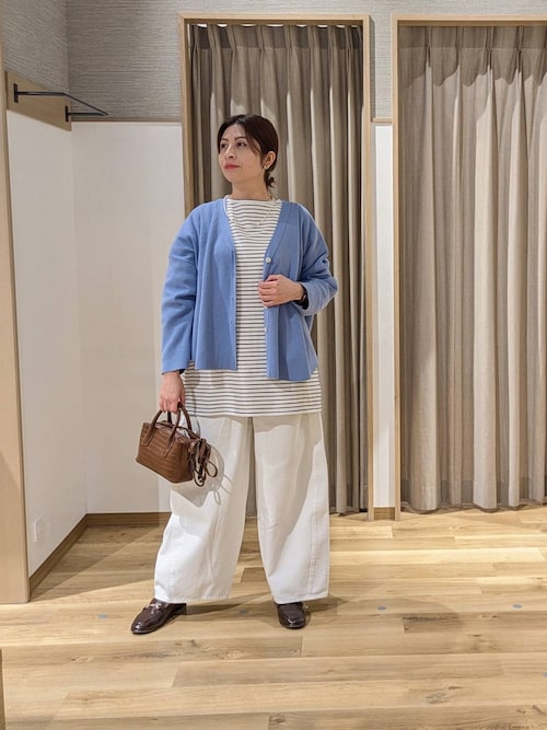ＡＰ STUDIO  LinenWHDEカーディ AP STUDIO（エーピーストゥディオ）の「Form Knit Cardigan