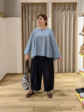 「アイテム（シュシュ）」を使った、emiclip1921さん（レディース・160cm）の春コーディネート