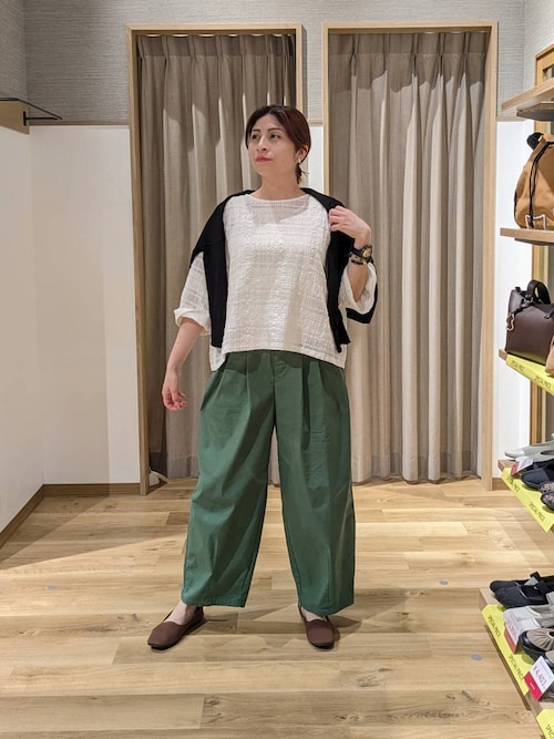 スタディオクリップ新品アッシュロングカーディガン 接触冷感・紫外線カット】14ゲージボックスロングスリーブカーディガン