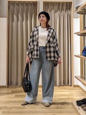 「studio CLIP（スタディオクリップ）のアイテム」を使った、emiclip1921さん（レディース・160cm）の夏コーディネート