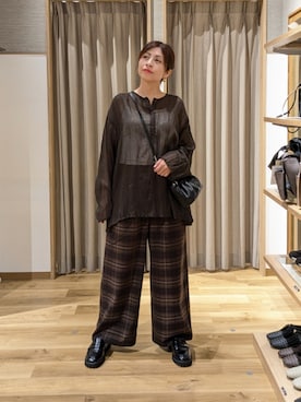 「studio CLIP（スタディオクリップ）のアイテム」を使った、emiclip1921さん（骨格ウェーブ・レディース・160cm）の秋コーディネート