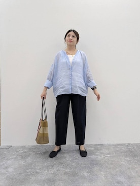 「studio CLIP（スタディオクリップ）のアイテム」を使った、emiclip1921さん（レディース・160cm）の夏コーディネート
