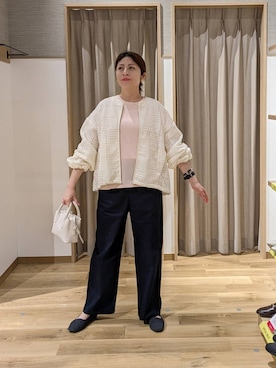 「studio CLIP（スタディオクリップ）のアイテム（ジャケット/アウター）」を使った、emiclip1921さん（レディース・160cm）の春コーディネート