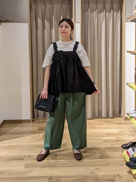 「studio CLIP（スタディオクリップ）のアイテム」を使った、emiclip1921さん（レディース・160cm）の春コーディネート