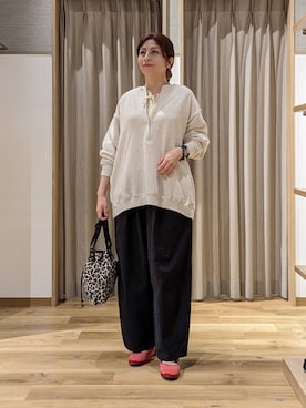 「studio CLIP（スタディオクリップ）のアイテム」を使った、emiclip1921さん（レディース・160cm）の秋コーディネート