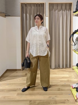 「studio CLIP（スタディオクリップ）のアイテム（シューズ）」を使った、emiclip1921さん（レディース・160cm）の春コーディネート