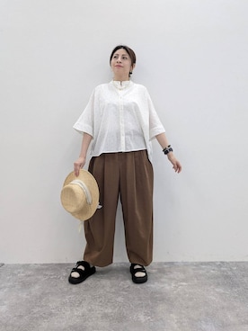 「studio CLIP（スタディオクリップ）のアイテム（ジャケット/アウター）」を使った、emiclip1921さん（レディース・160cm）の春コーディネート