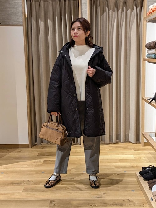 natural by CLIP フィッシングロングコート ベージュ natural by clip