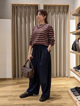 「studio CLIP（スタディオクリップ）のアイテム」を使った、emiclip1921さん（骨格ウェーブ・レディース・160cm）の秋コーディネート