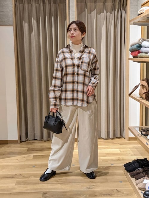 セール】12ゲージシルクMIXハイネックプルオーバー[プラスサイズあり