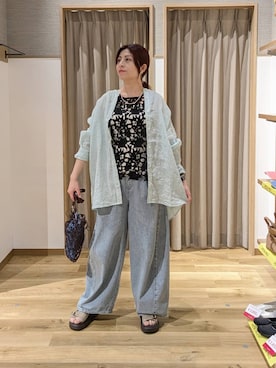 「studio CLIP（スタディオクリップ）のアイテム（バッグ）」を使った、emiclip1921さん（レディース・160cm）の春コーディネート