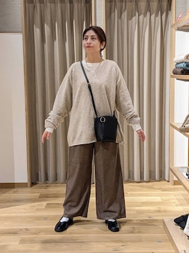 「アイテム（シュシュ）」を使った、emiclip1921さん（レディース・160cm・30代）の冬コーディネート