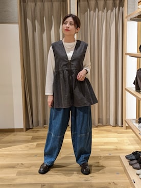 「studio CLIP（スタディオクリップ）のアイテム」を使った、emiclip1921さん（骨格ウェーブ・レディース・160cm）の秋コーディネート