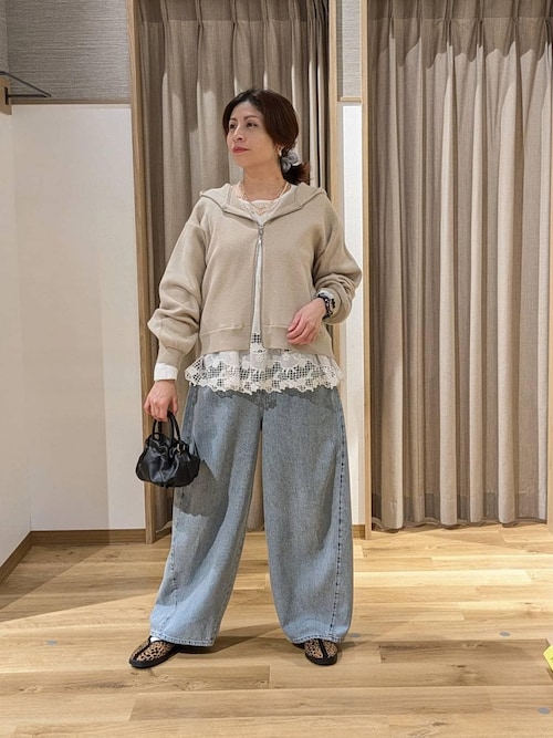 バギーバレルデニムパンツ[プチ・プラスサイズあり]《CLIP denim