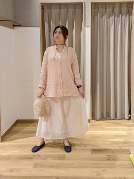 「studio CLIP（スタディオクリップ）のアイテム」を使った、emiclip1921さん（レディース・160cm）の春コーディネート